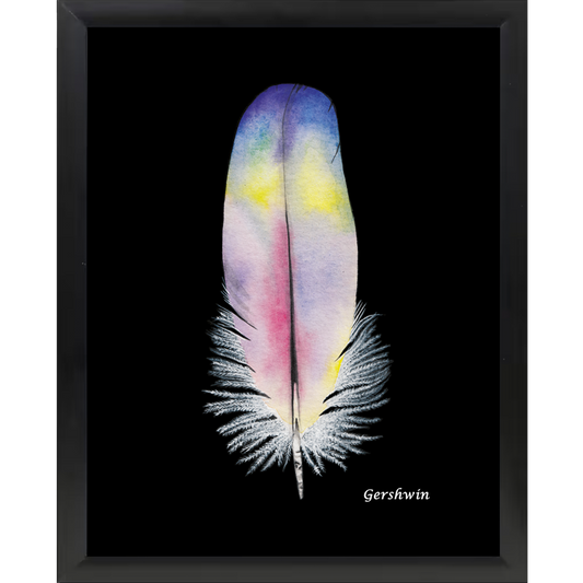 Framed Feather Print